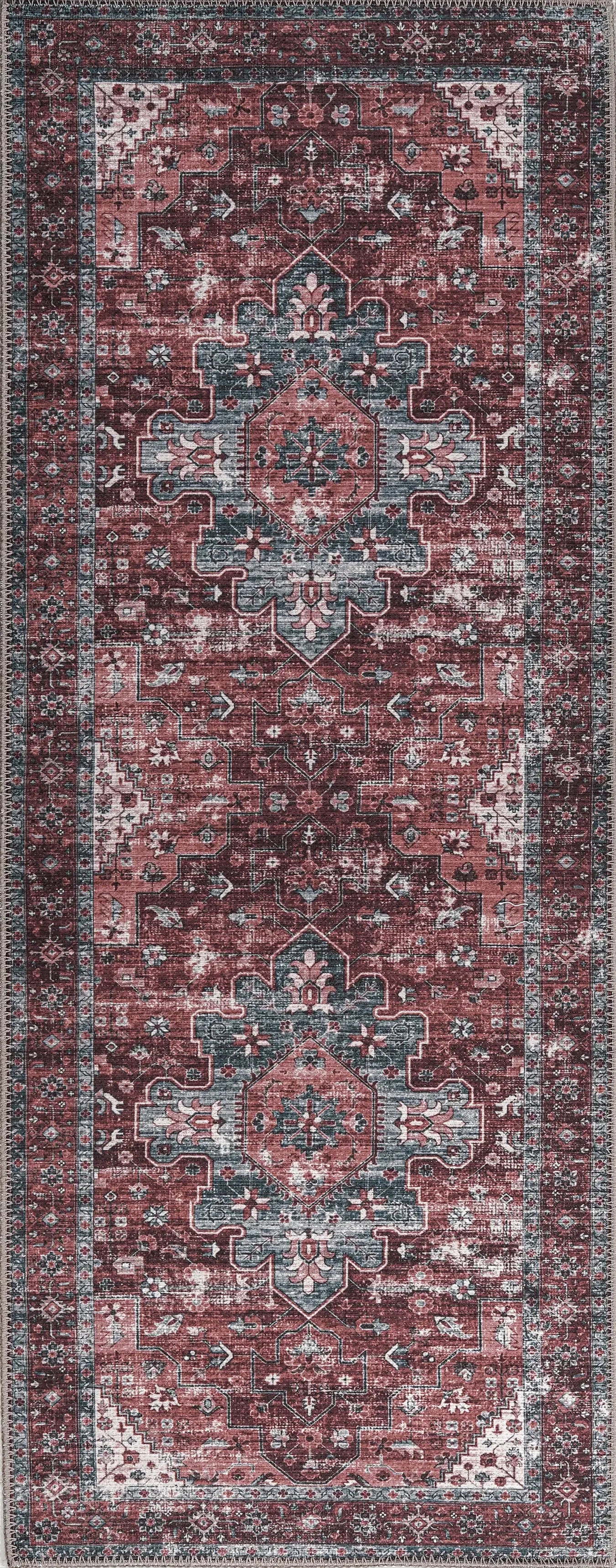 Handwoven Look Washable Rug - Bella Rugs