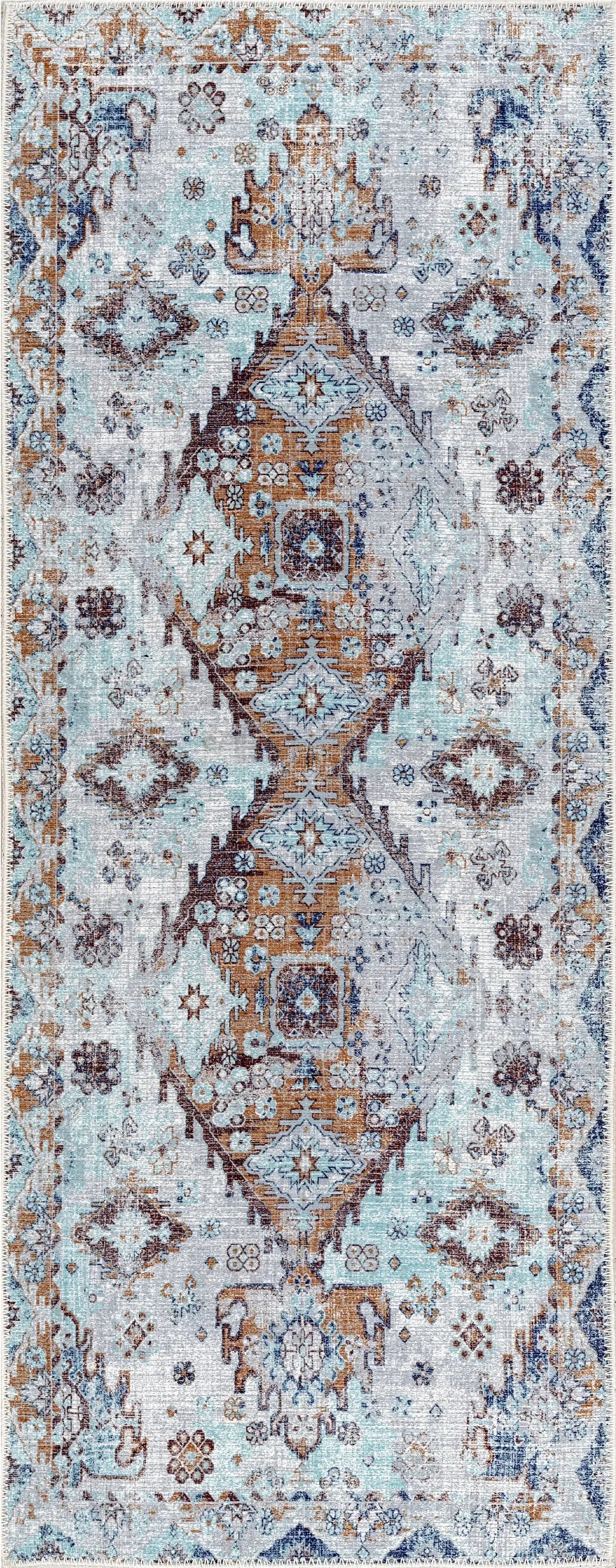 Nova Classic Pattern Washable Rug - Bella Rugs