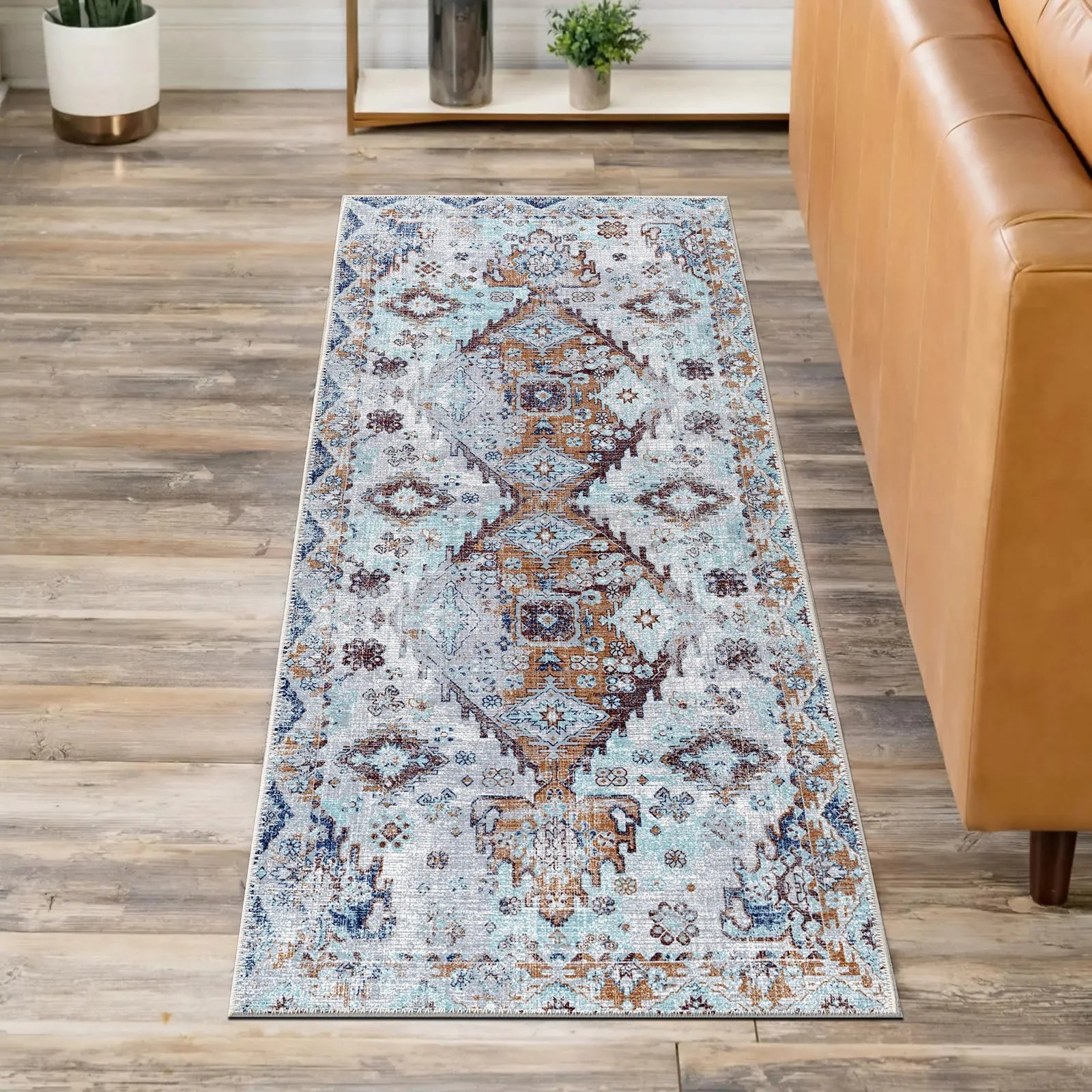Nova Classic Pattern Washable Rug - Bella Rugs