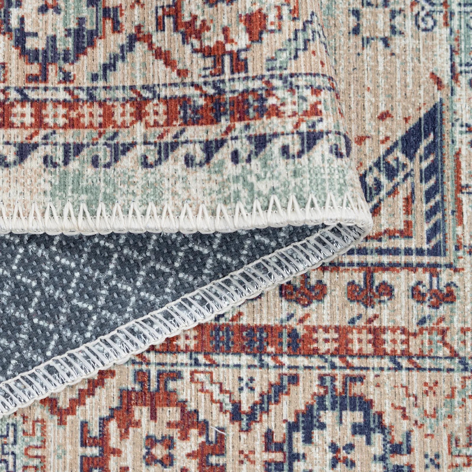 Pastel Vintage Washable Rug - Bella Rugs