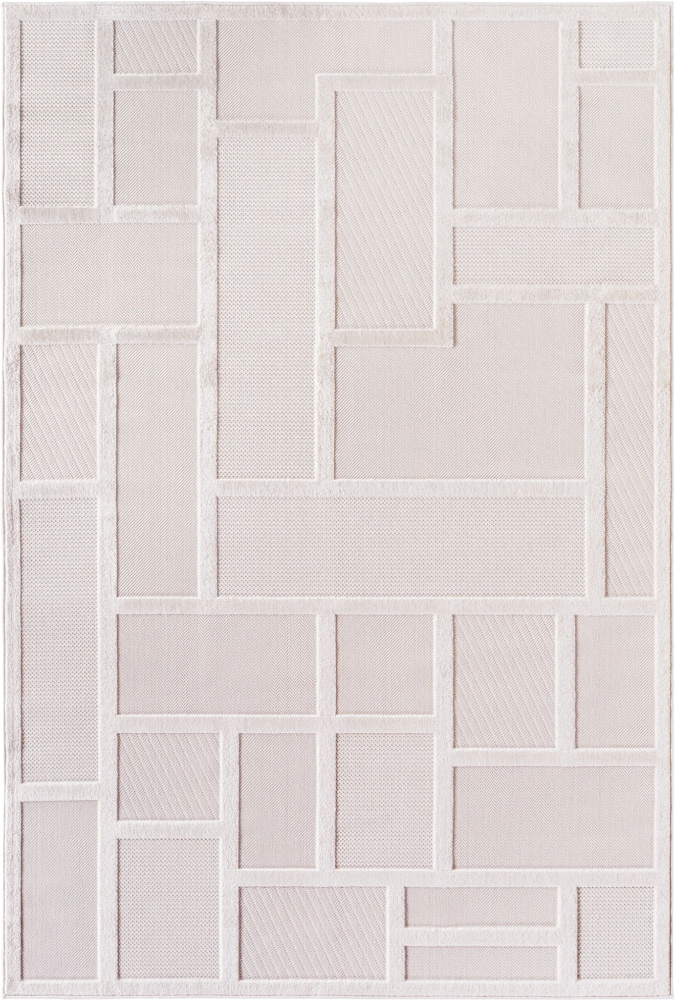 3D-Design Zeitgenössischer Dekorteppich