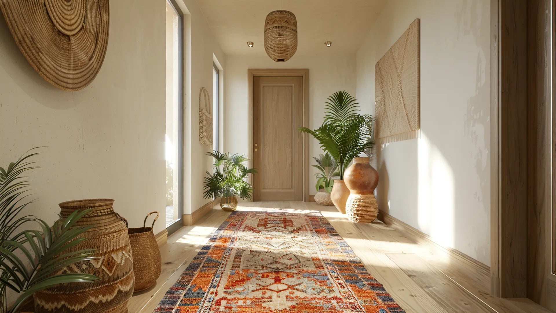 5 Decoration Secrets to Make Narrow Hallways Look Wider and Brighter