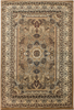 Oriental Contemporary Area Rug Beige 