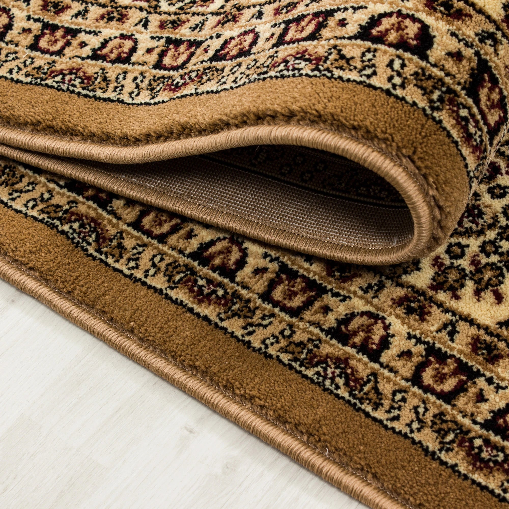 Oriental Contemporary Area Rug Beige