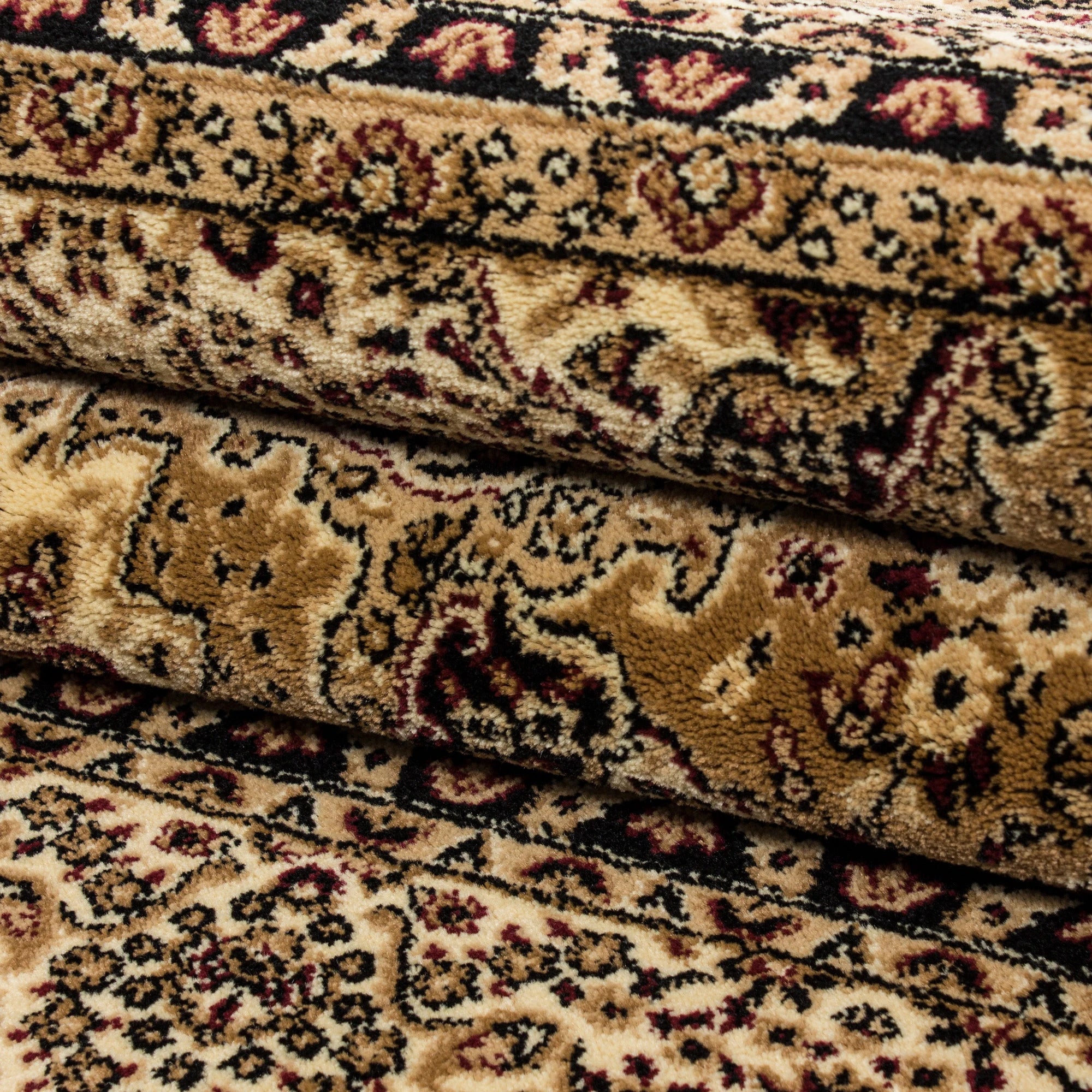 Oriental Contemporary Area Rug Beige