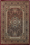 Oriental Chic Area Rug Modern Red
