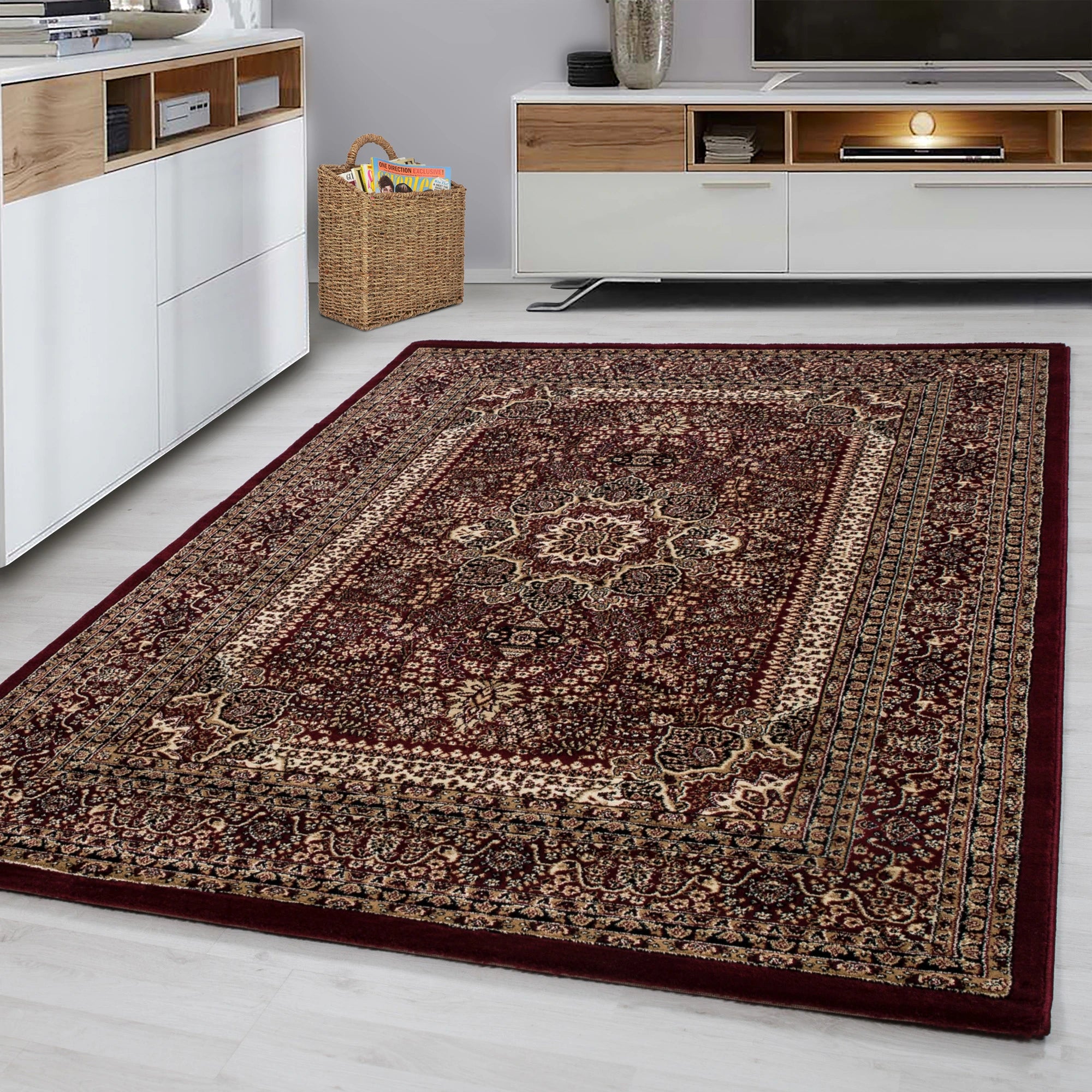 Oriental Chic Area Rug Modern