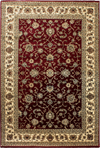 Oriental Cozy Area Rug Modern Red