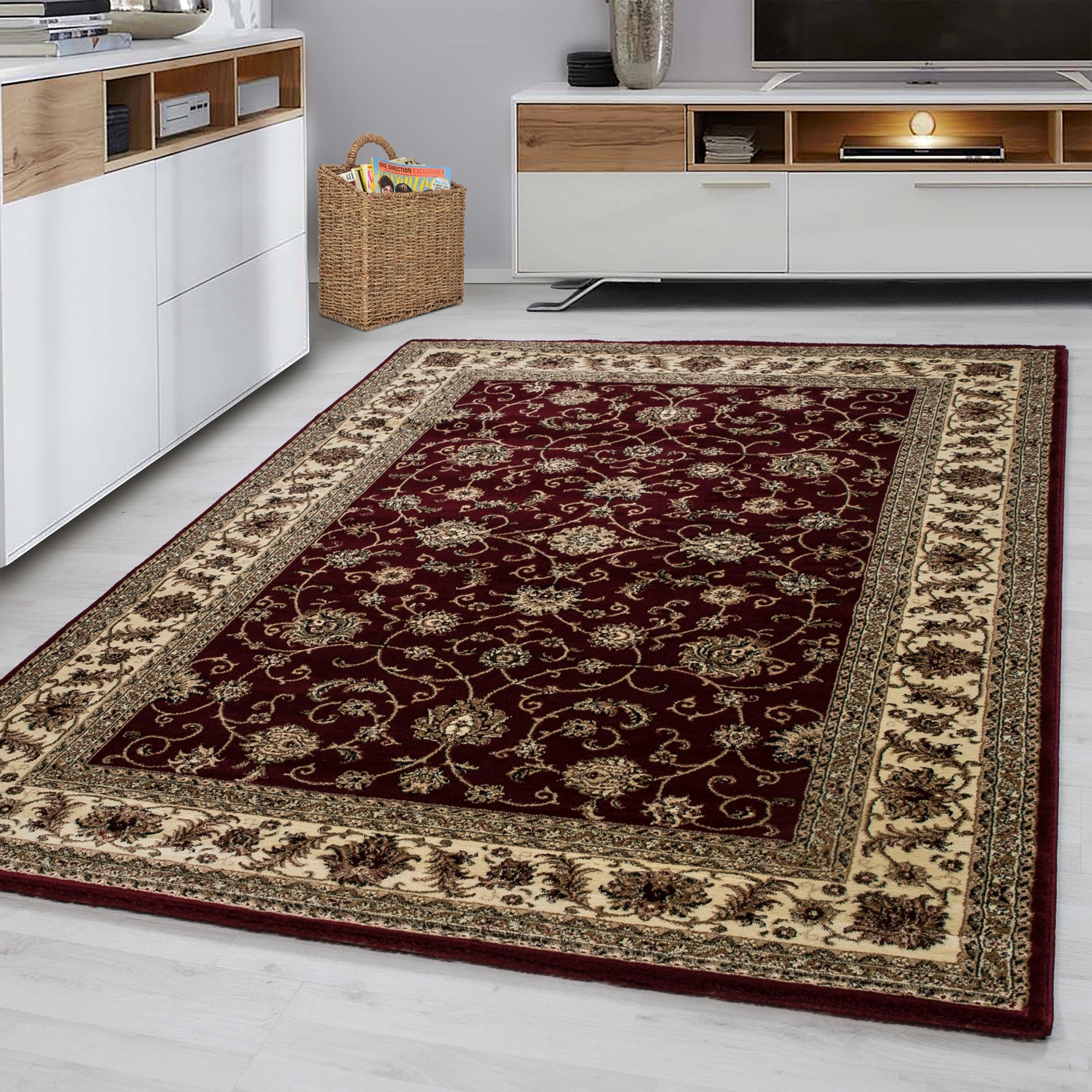 Oriental Cozy Area Rug Modern