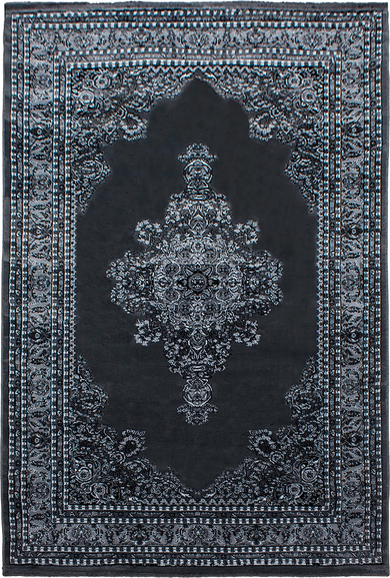 Oriental Stylish Area Rug Gray