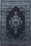 Oriental Stylish Area Rug Gray Gray