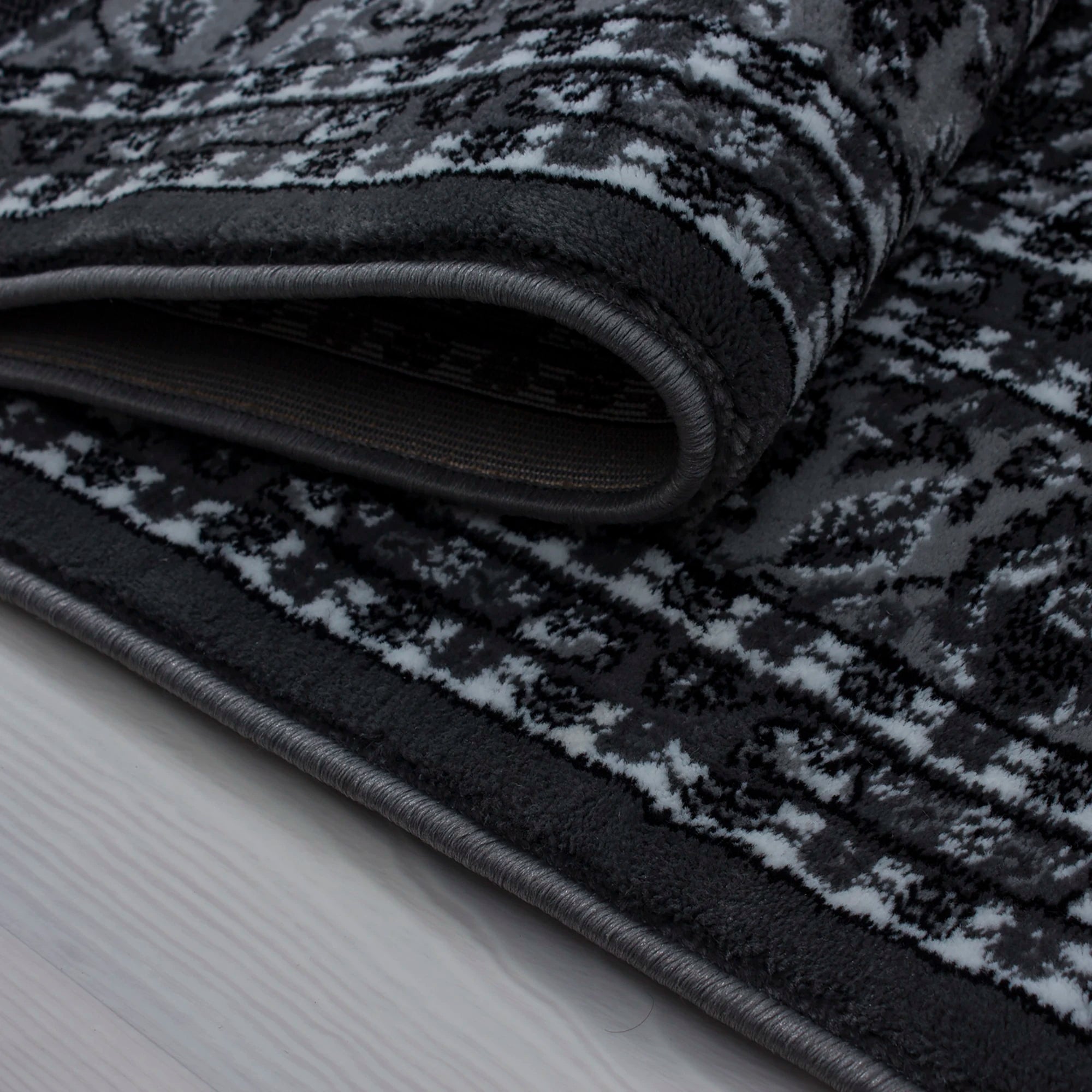 Oriental Stylish Area Rug Gray