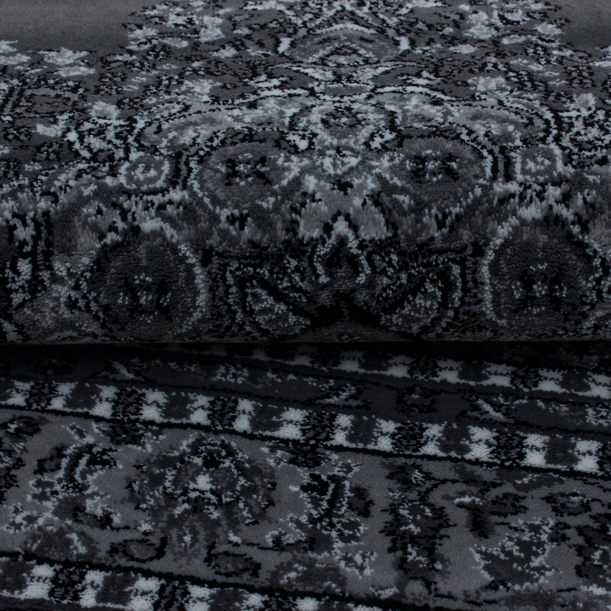 Oriental Stylish Area Rug Gray