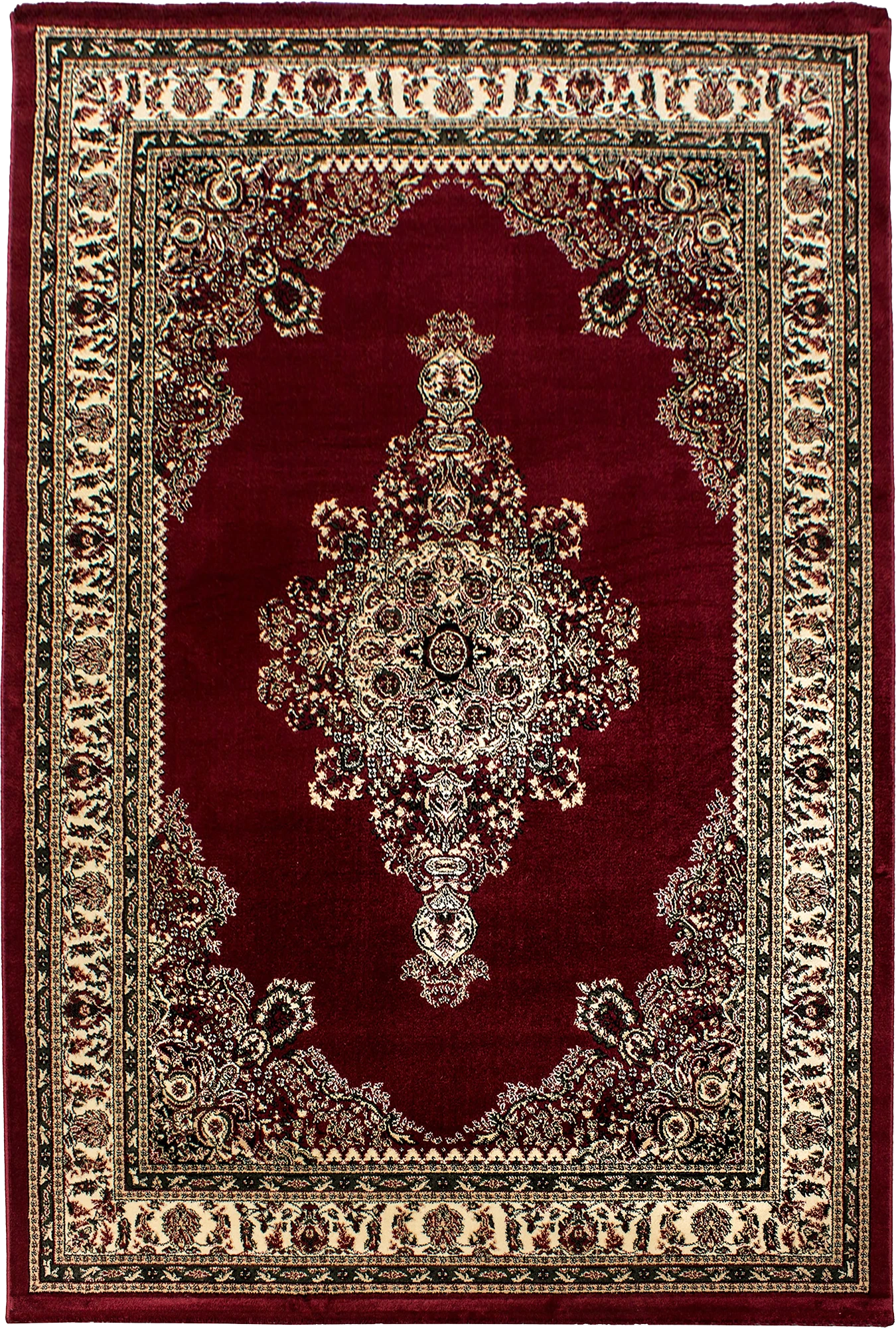 Oriental Refined Decor Rug Red