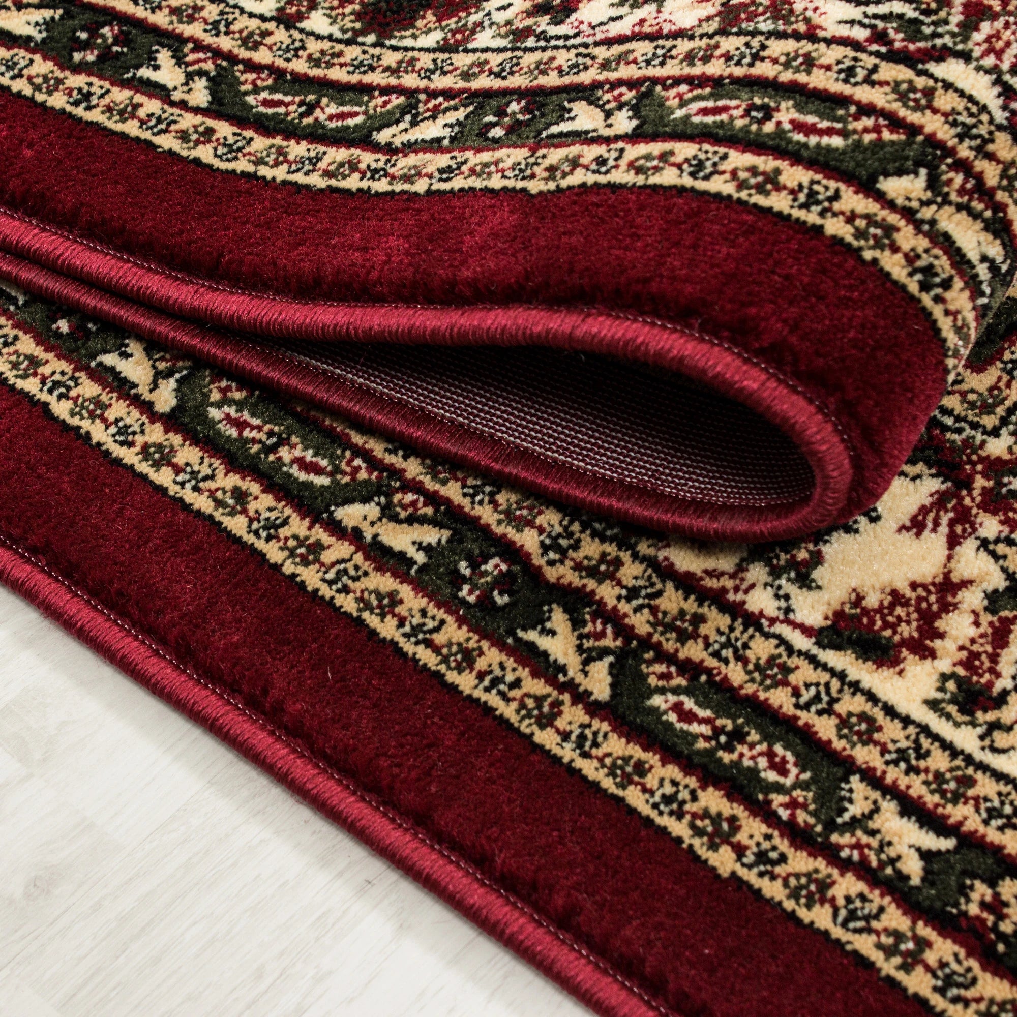 Oriental Refined Decor Rug Red