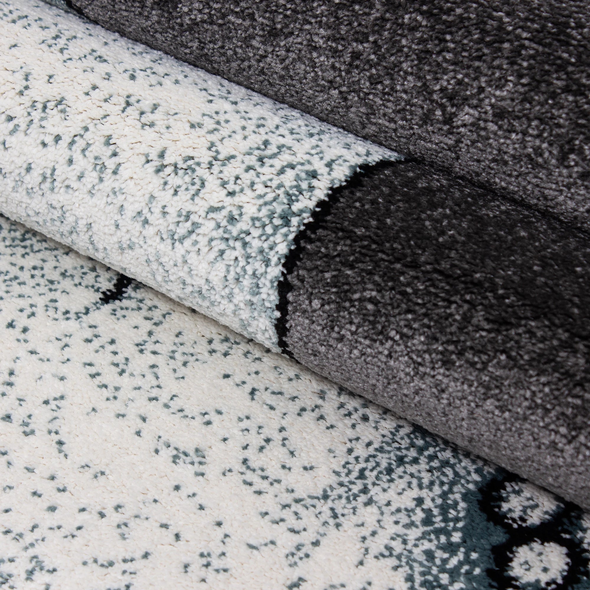 Cute Snuggling Elephant Nursery Rug | Blue