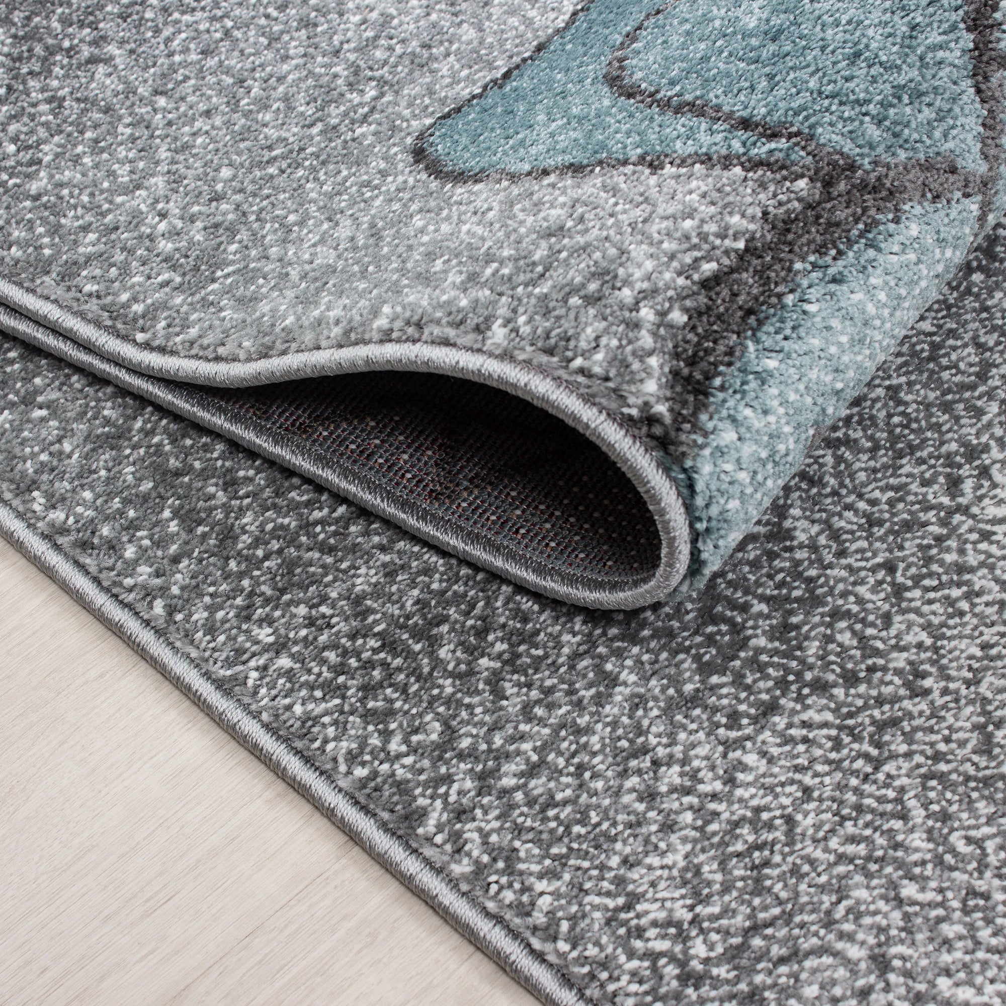 Bear Chic Area Rug Blue