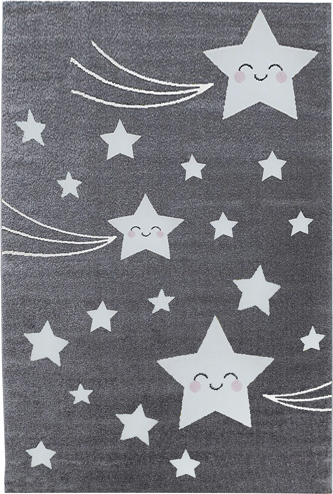 Stars Rug Gray