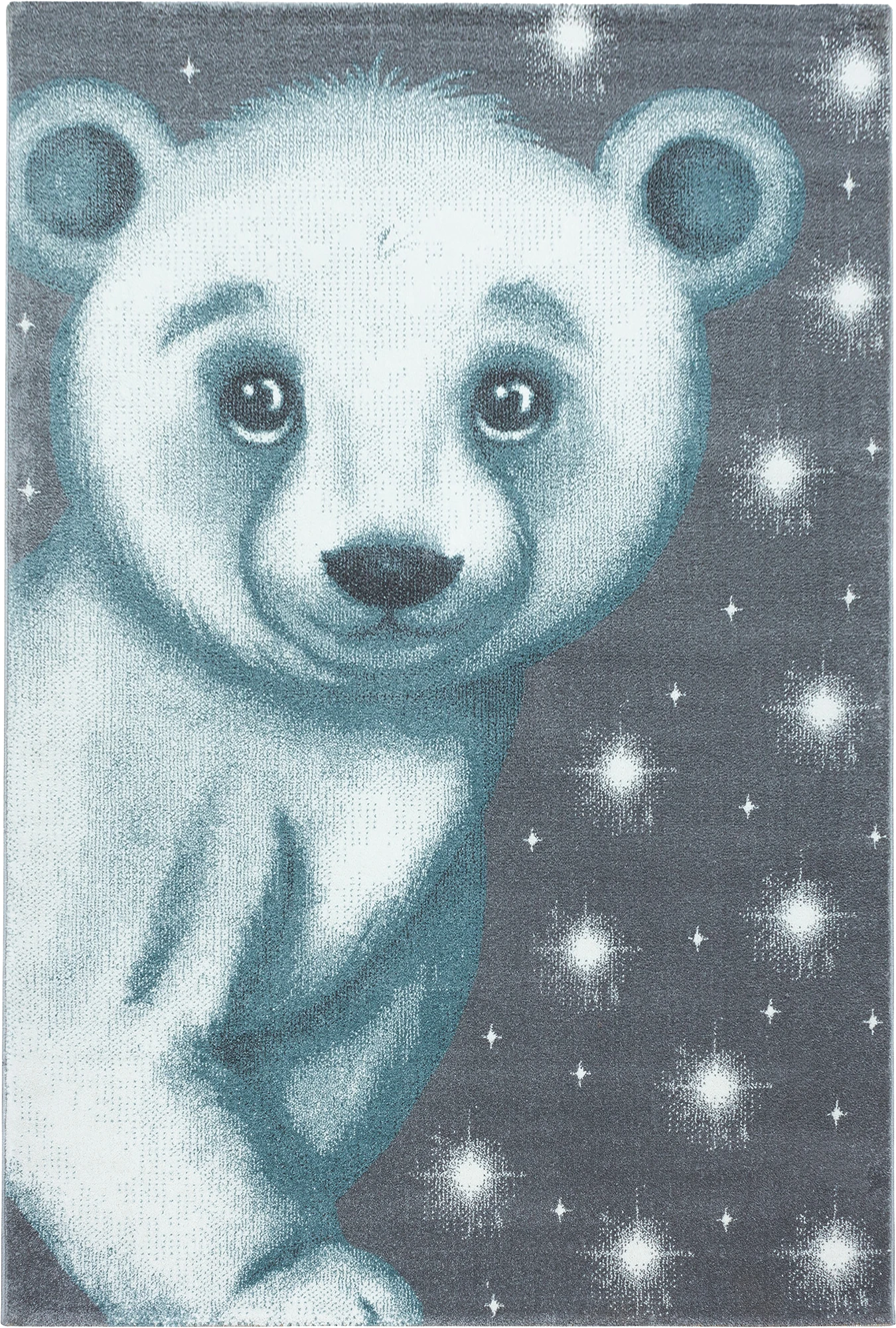 Bärenteppich Blau