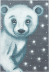 Bärenteppich Blau Blau