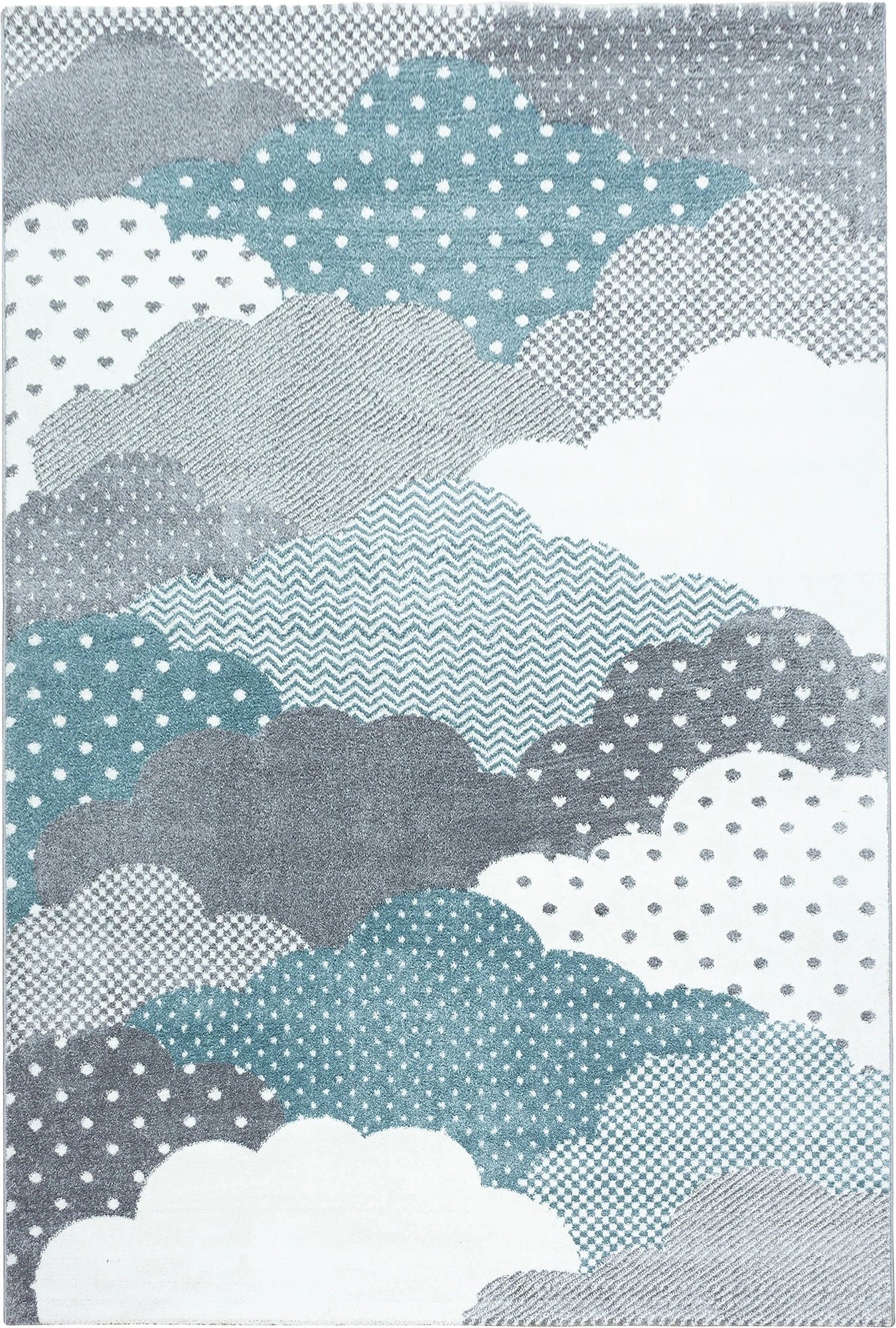 Teppich Wolken Blau