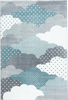 Clouds Rug Blue 