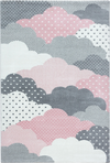 Teppich Wolken Rosa Rosa