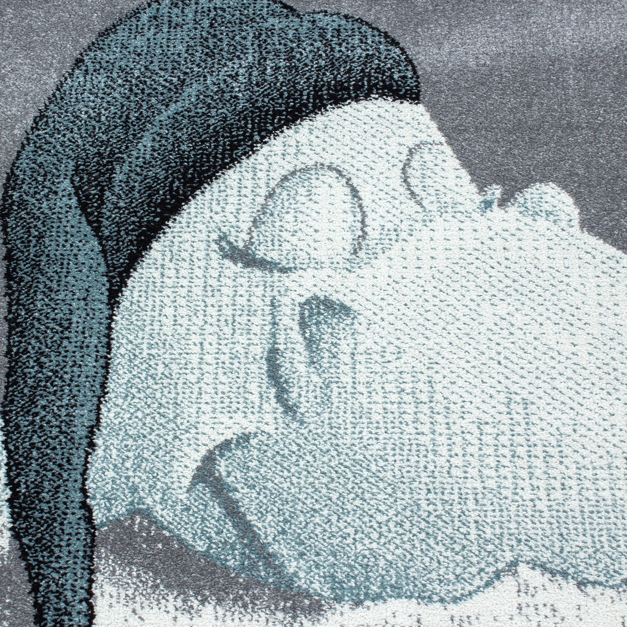 Good Night Dinosaur Rug | Blue