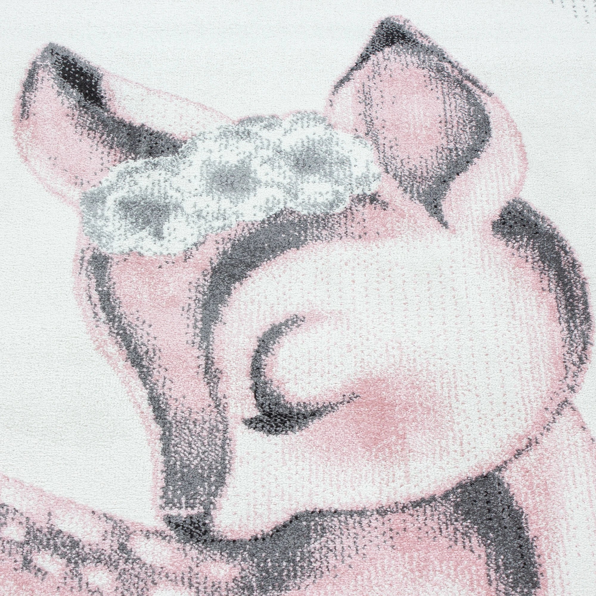 Deer Rug Pink