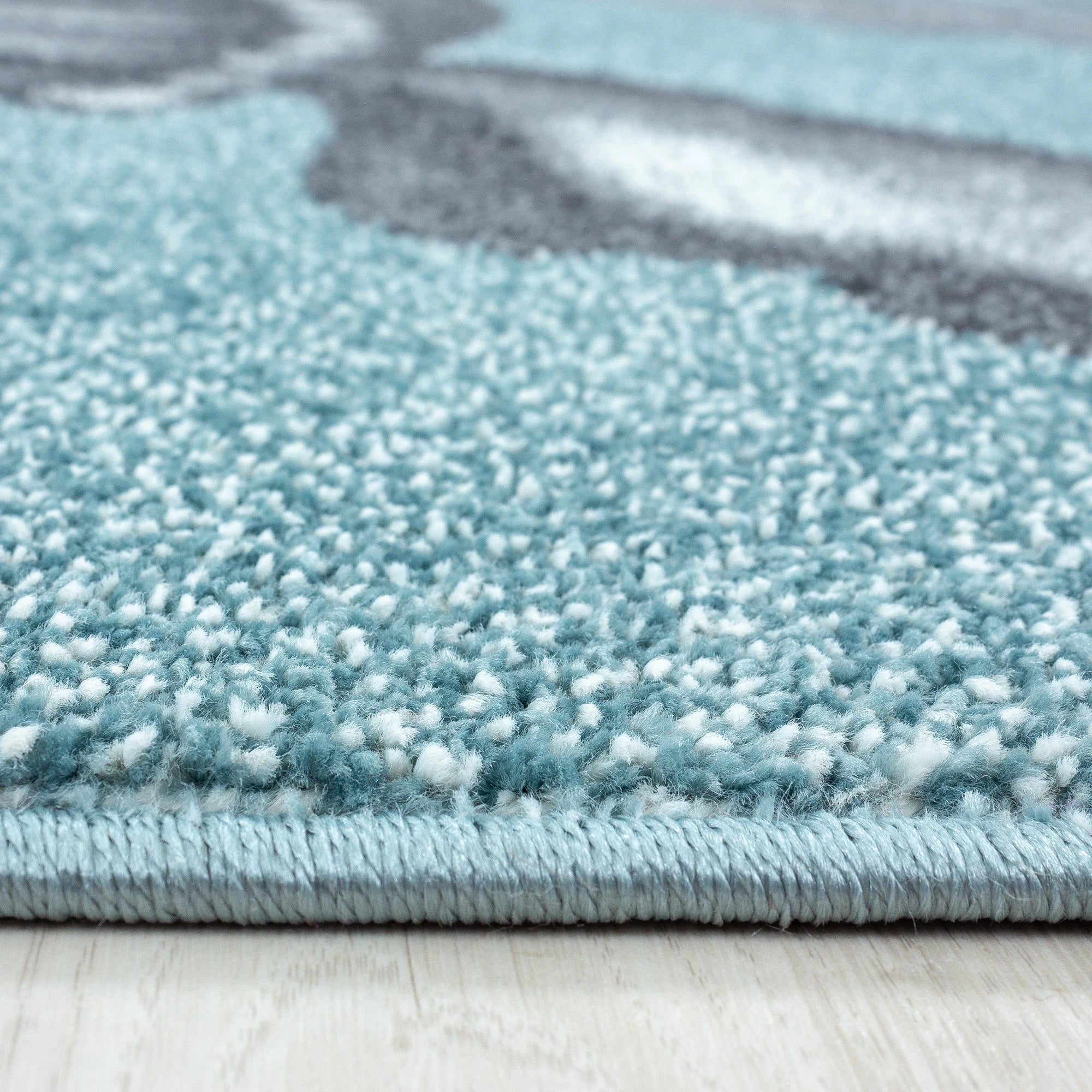Teppich Turtle Blau