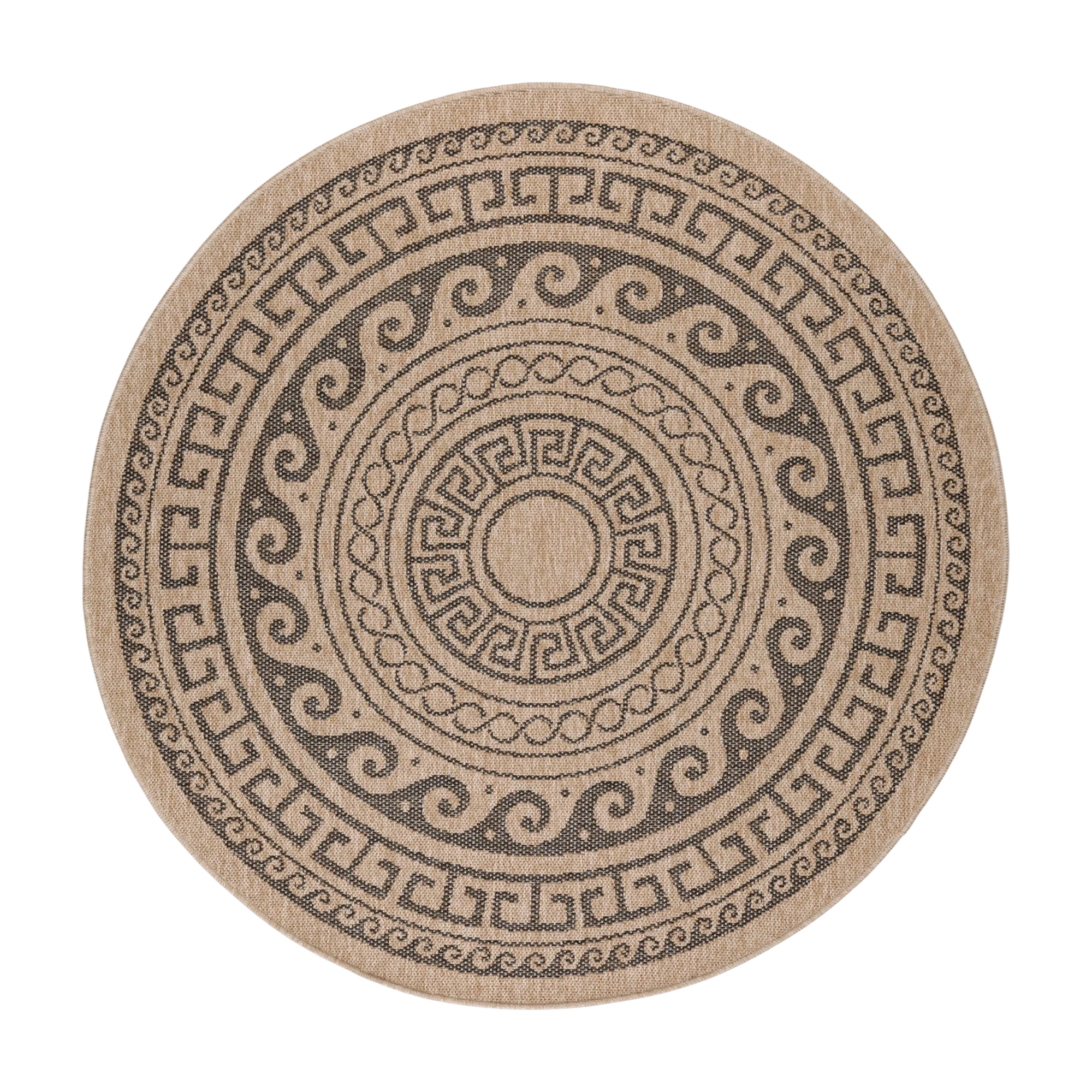 Vintage Chic Area Rug Black