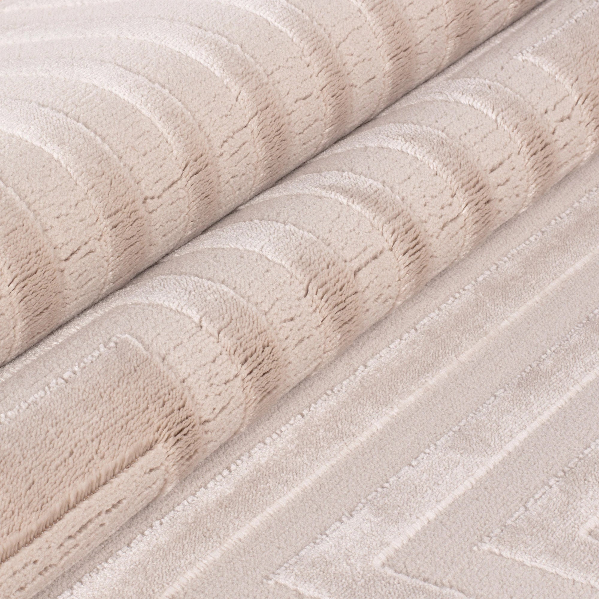 3D-Design-Teppich Beige