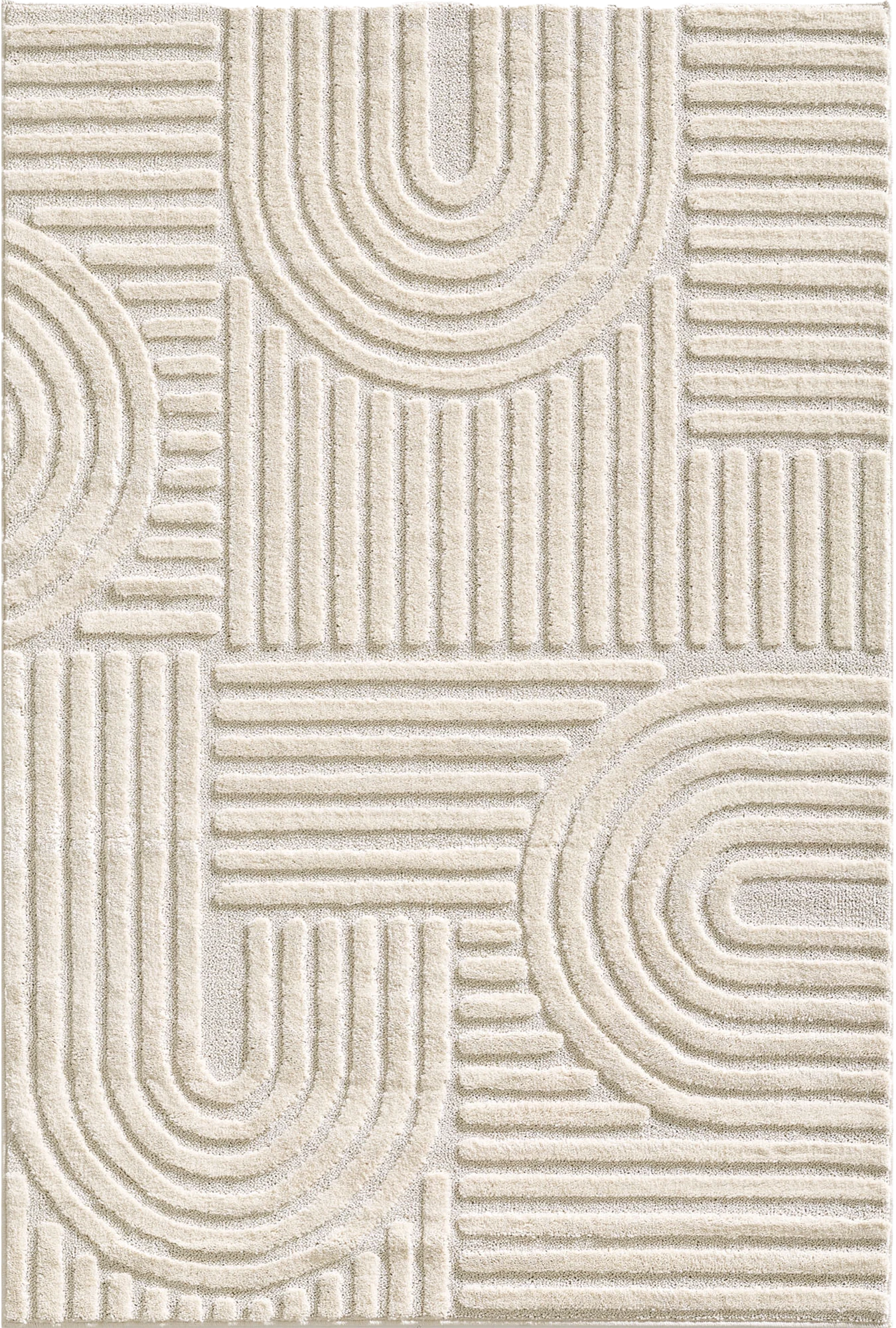 Scandinavian Bohemian Rug Cream
