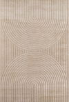 Skandinavischer 3D-Design-Teppich Beige