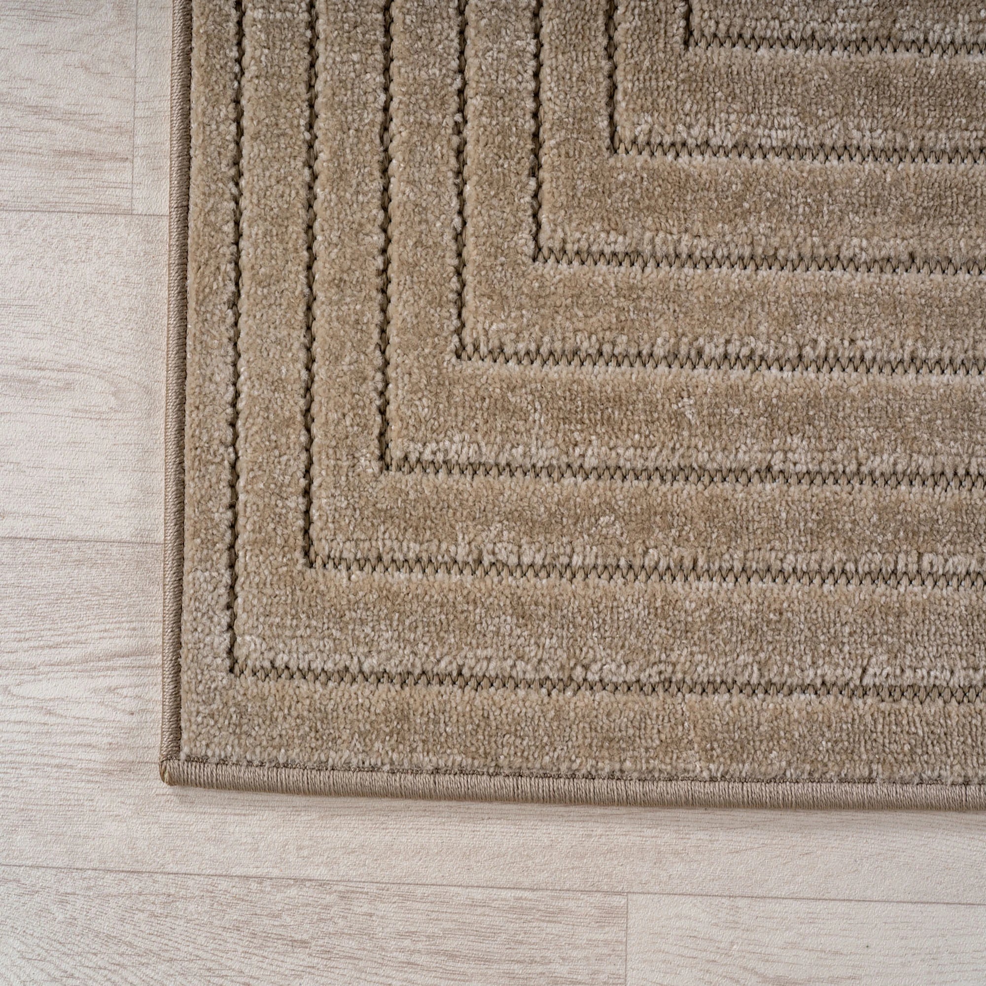 Scandinavian 3d-design Rug Beige
