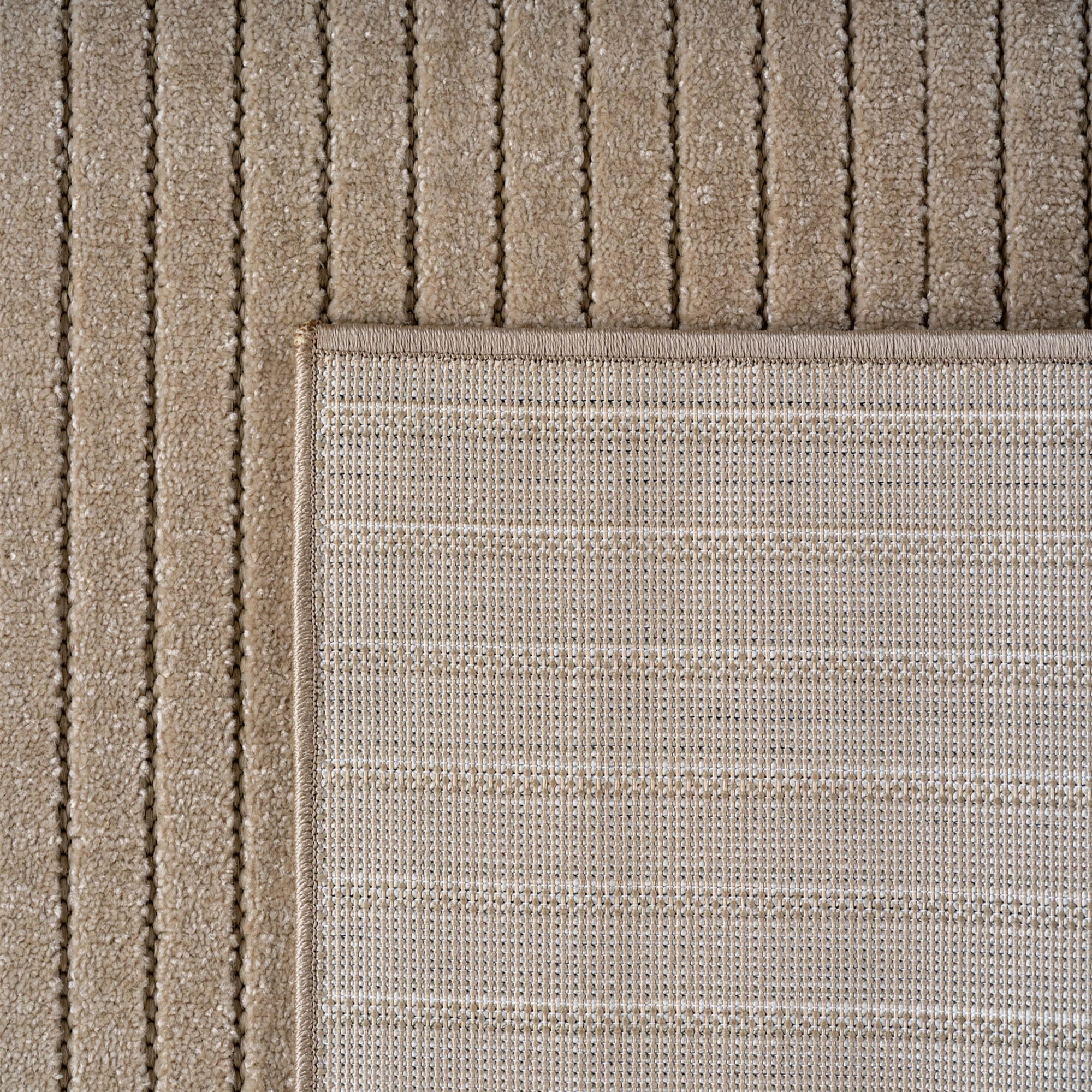 Scandinavian 3d-design Rug Beige