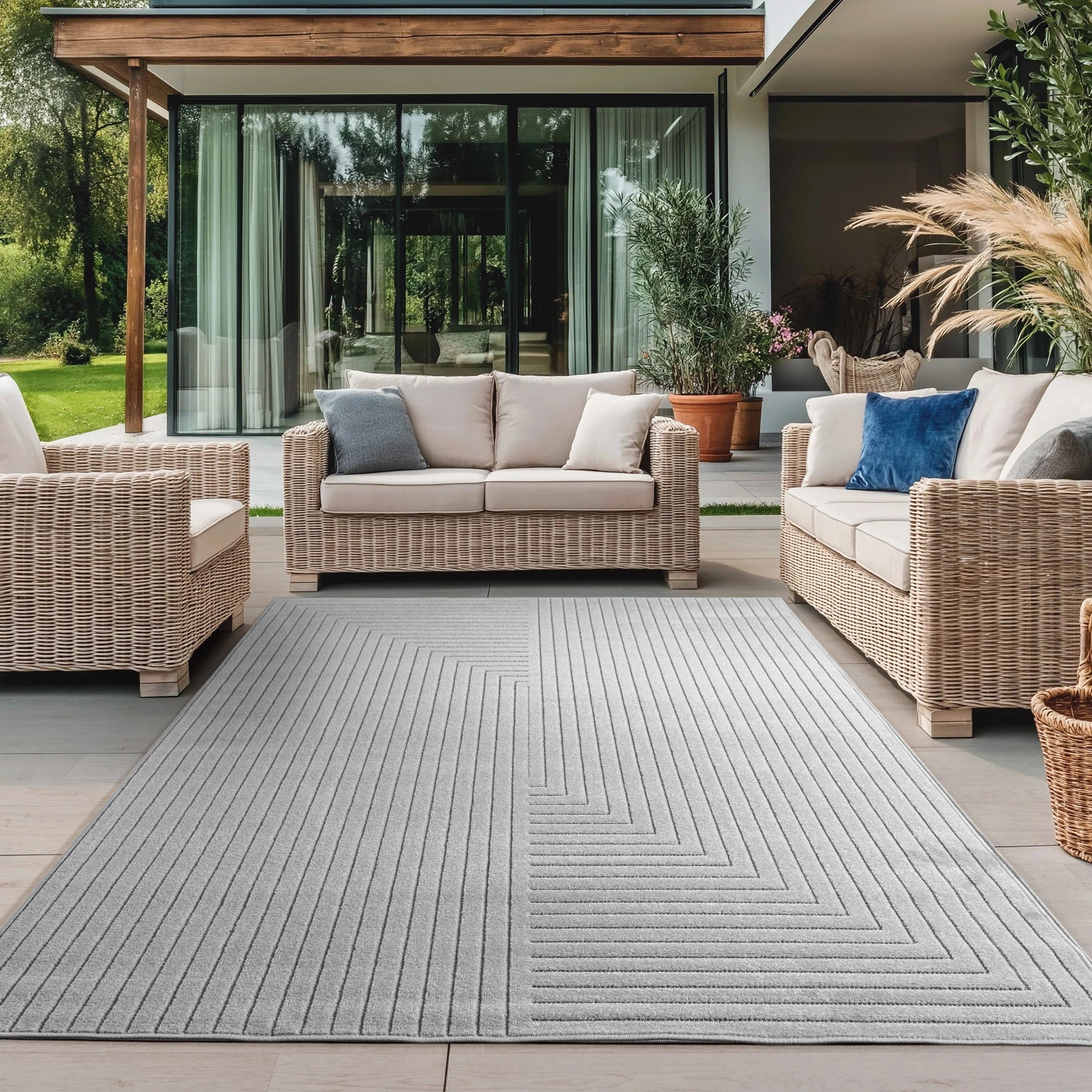 Scandinavian 3d-design Elegant Modern Rug