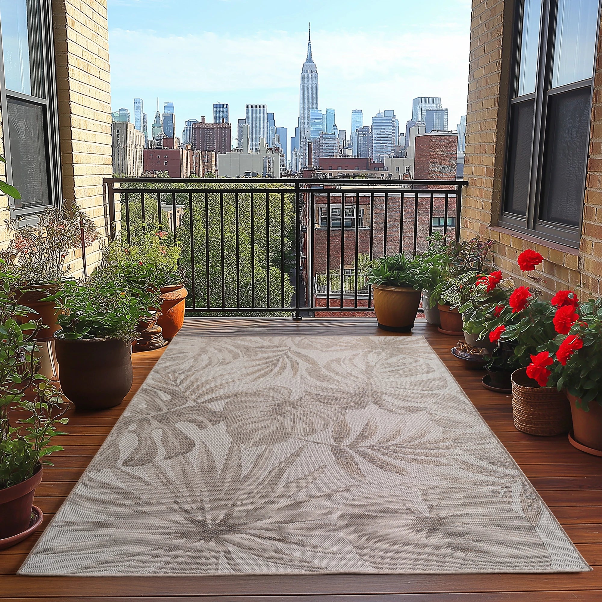 Tropical Rug Beige
