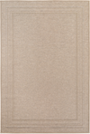Bordered Rug Beige Beige