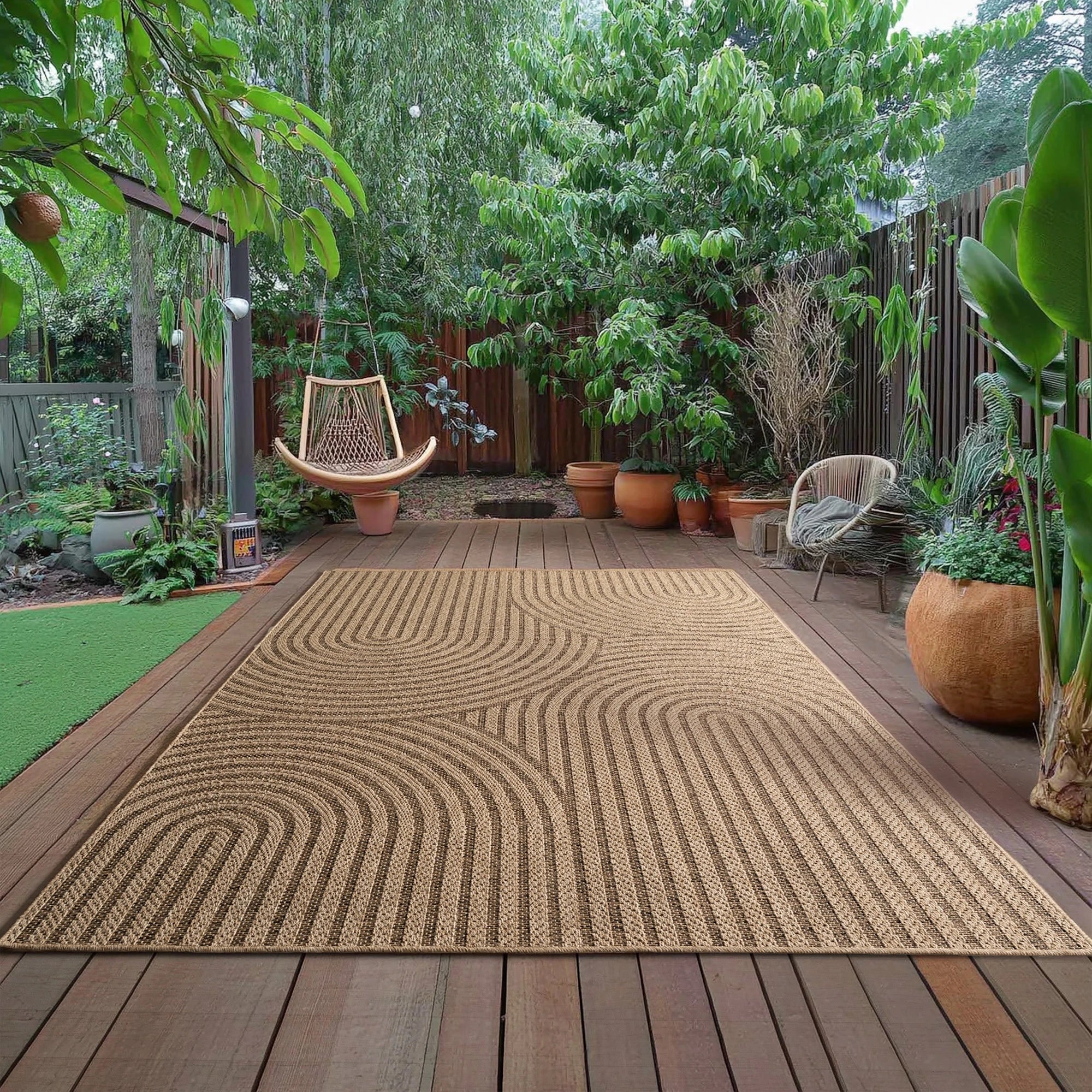 Jute-optik Rug Modern