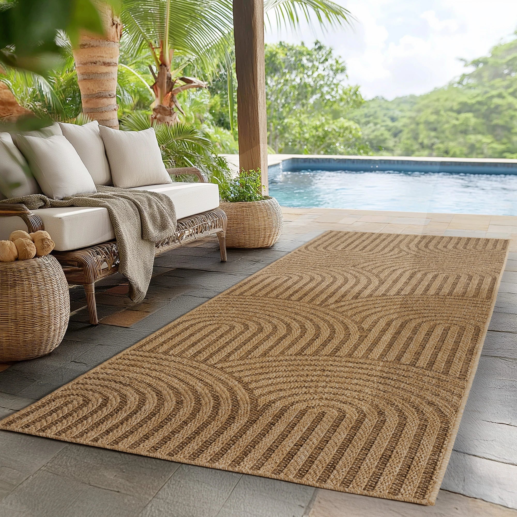 Jute-optik Rug Modern