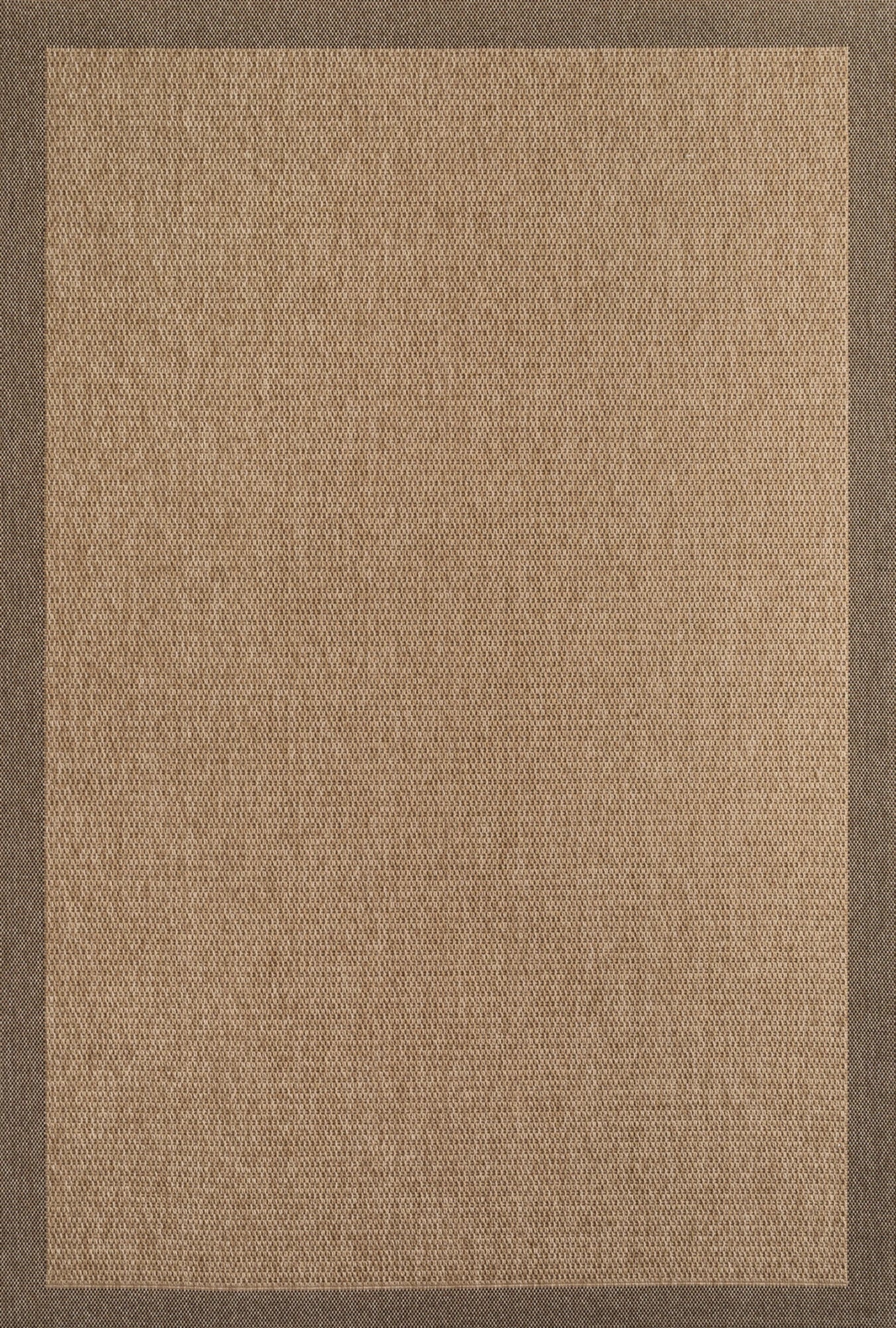 Jute-Optik Zeitgenössischer Teppich Modern