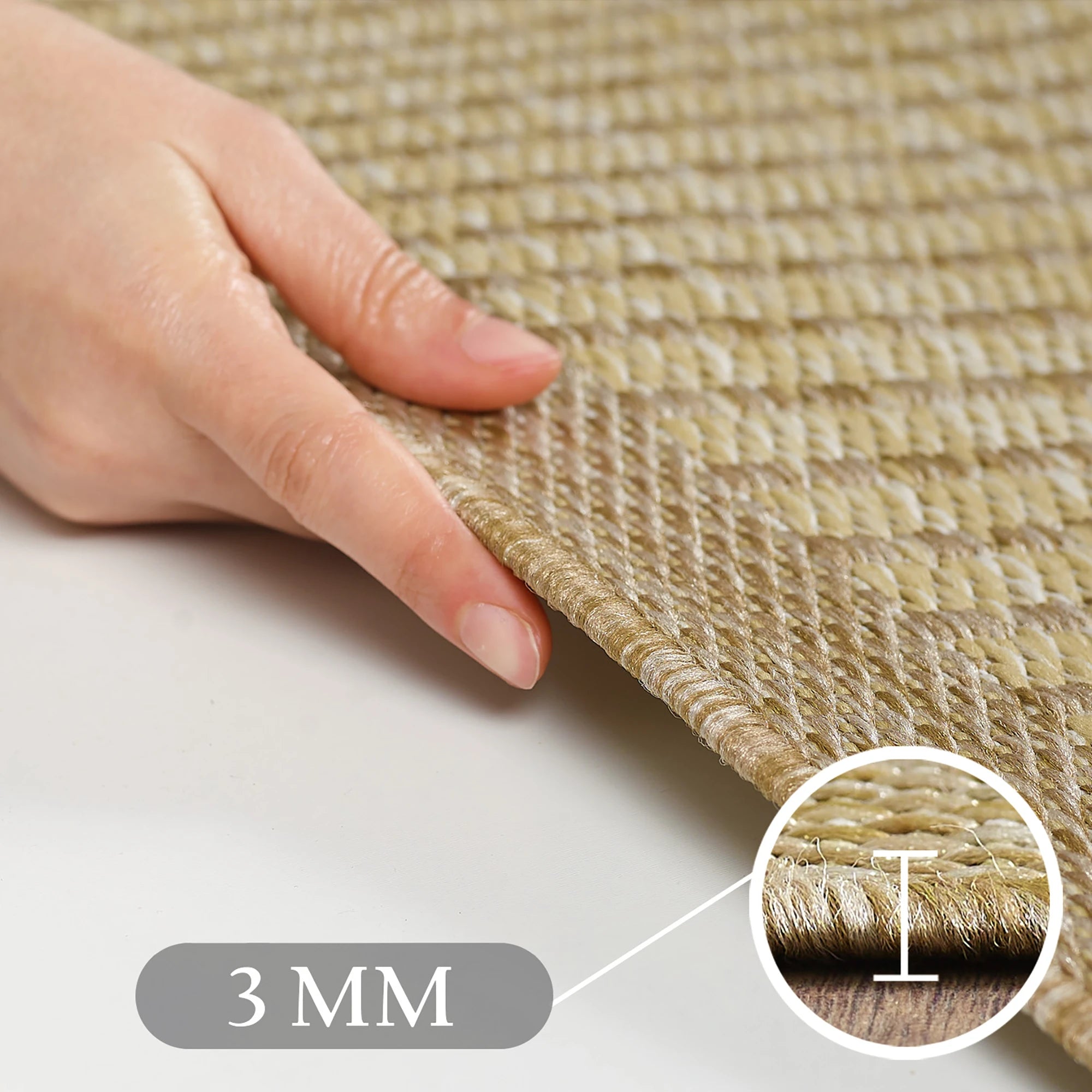 Plain Color Modern Neutral Rug