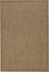 Gemütlicher Teppich in minimalistischer Farbe Braun