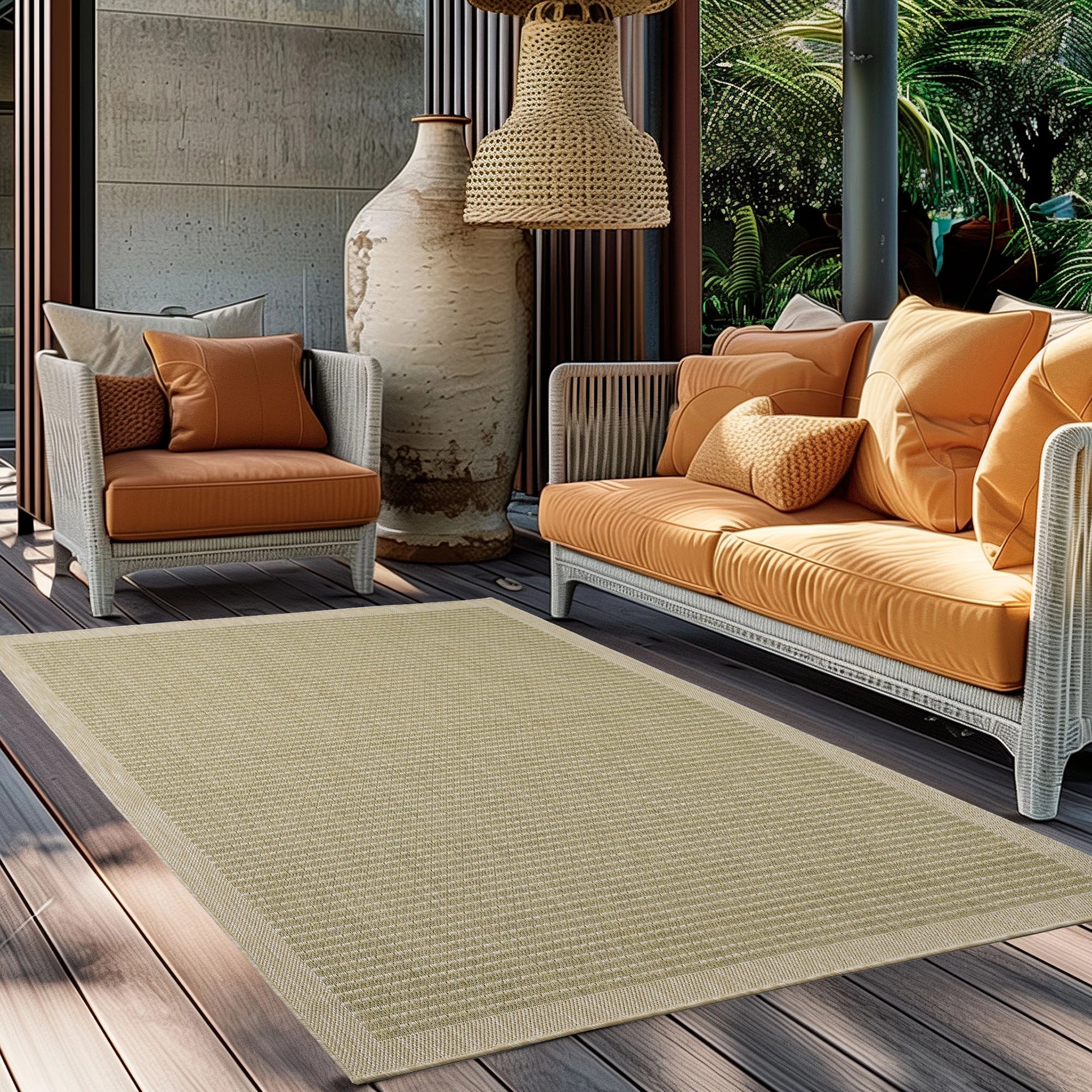 Clean Color Modern Floor Rug