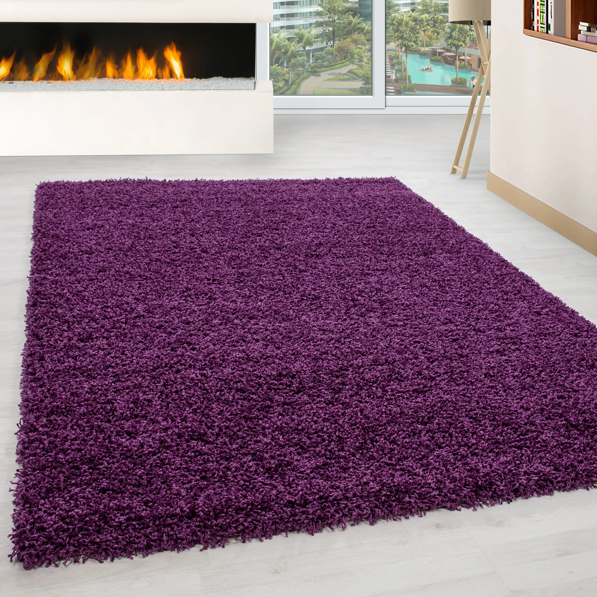 Clean Color Premium Neutral Floor | Violet