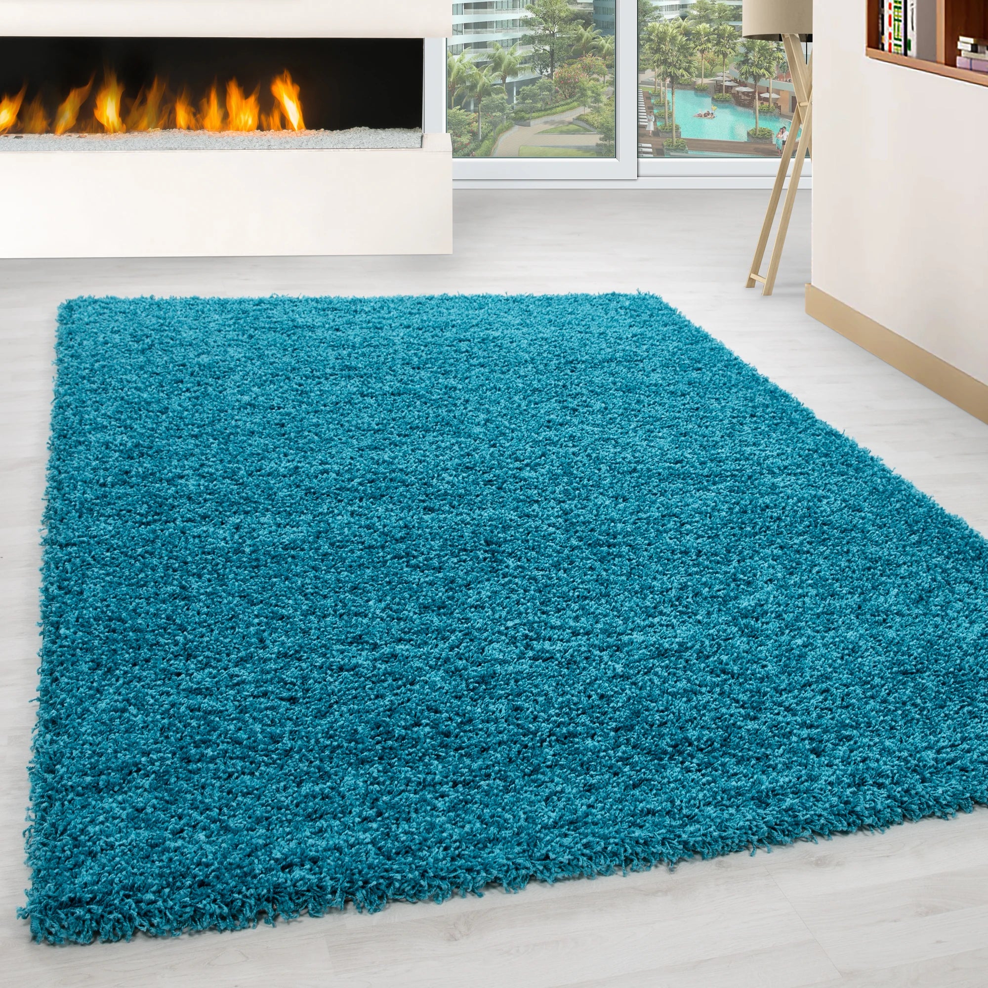 Clean Color Premium Neutral Floor | Turquoise