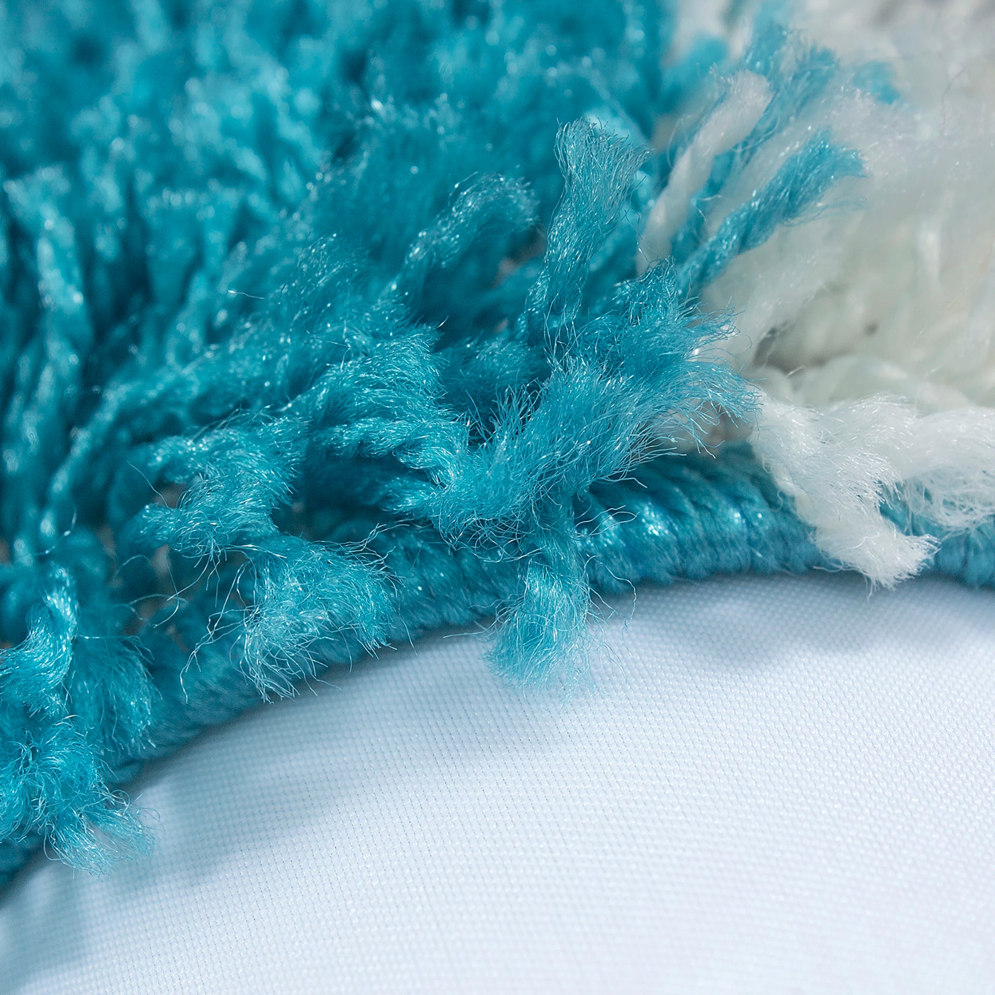 Plaid Rug Turquoise