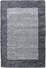 Bordered Elegant Area Rug Gray 