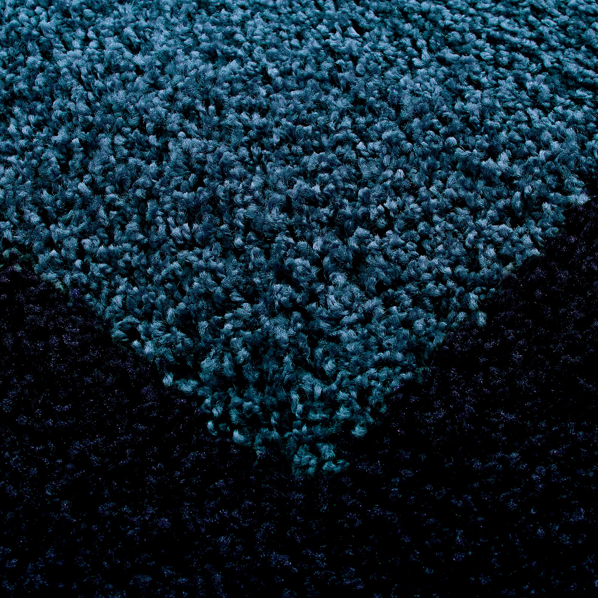Teppich mit Bordüre, Marineblau